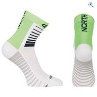 northwave sonic cycling socks size l colour white green