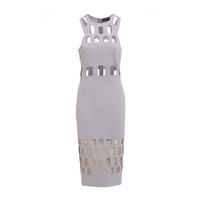 novo london adriana laser cut dress