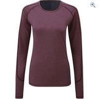 noble outfitters hailey womens long sleeve crew size xs colour deep re ...