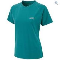 north ridge motion womens baselayer tee size 14 colour teal