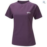 north ridge motion womens baselayer tee size 10 colour purple