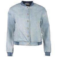 Noisy May Lesley Denim Bomber Jacket