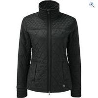 noble outfitters womens warmup quilted jacket size xl colour black