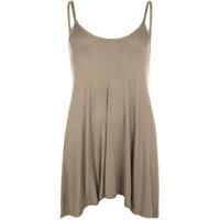 Noemi Basic Camisole Swing Dress - Mocha