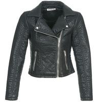 noisy may dawn womens leather jacket in black