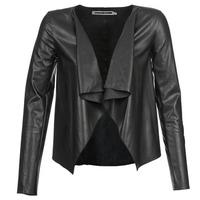 noisy may house womens leather jacket in black