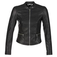 noisy may core womens leather jacket in black