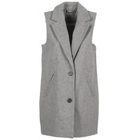 noisy may color womens jacket in grey