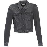 noisy may dizzy womens denim jacket in black