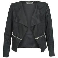 noisy may house womens leather jacket in black