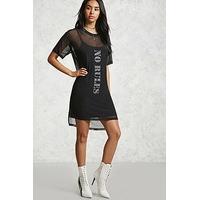 No Rules Mesh T-Shirt Dress