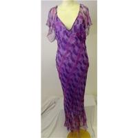 nomad clothing size m purple long dress