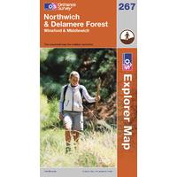 Northwich & Delamere Forest - OS Explorer Map Sheet Number 267