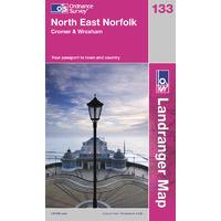 North East Norfolk - OS Landranger Active Map Sheet Number 133
