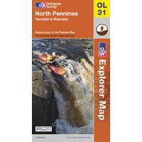 north pennines os explorer active map sheet number ol31