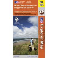 north pembrokeshire os explorer active map sheet number ol35