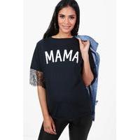 nora mama lace trim detail sweatshirt black