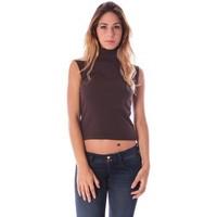 north pole gr 50146 womens vest top in brown