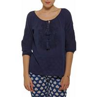 nossa blouse lisa womens blouse in blue