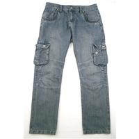 No Fear - 32R - Indigo - Cargo style Jeans