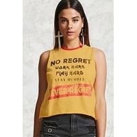 No Regret Graphic Tank Top