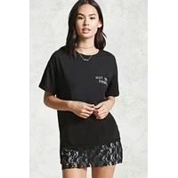 not your princess lace hem tee