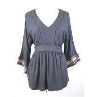 Noa Noa - Large Size - Charcoal - Smock Tunic