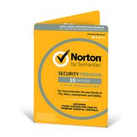 Norton Security Premium 1 User - 10 Devices - 12 Months - Includes Cloud Storage - 2016 Version (Email Product Key)
