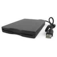Novatech External Floppy Drive - 1.44Mb Floppy Disk - USB - Black