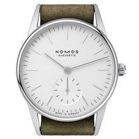 nomos glashutte watch orion 33 white sapphire crystal