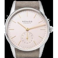 Nomos Glashutte Watch Orion 33 Rose Sapphire Crystal