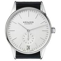 nomos glashutte watch orion white datum sapphire crystal