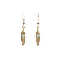 Non Stone Wings/Feather Dangle Earrings Jewelry Dangling Style Pendant Euramerican Vintage Daily Casual Alloy 1 pair