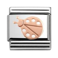 Nomination Rose Gold Ladybug Charm - 430104/07