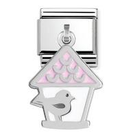 Nomination - \'Bird House\' Charm Sterling Silver With Enamel 031700/29