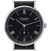 Nomos Glashutte Ludwig Automatic Datum Anthracite Glasboden D