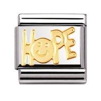 Nomination - Stainless Steel With 18ct Gold \'Hope\' Charm 030107/07