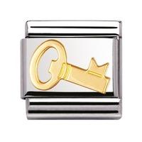 Nomination - Stainless Steel With 18ct Gold \'Key\' Charm 030109/02