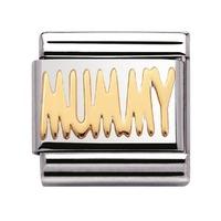 Nomination - 18ct Gold \'Mummy\' Charm 030107/21