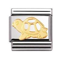 Nomination - Stainless Steel With 18ct Gold \'Tortoise\' Charm 030112/17