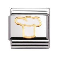 Nomination - Enamel And 18ct Gold \'Chef\'s Hat\' Charm 030208/16