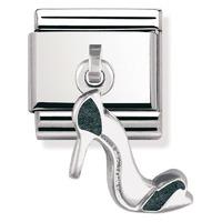 Nomination - Sterling Silver With Enamel \'High Heel Shoe\' Charm 031700/12