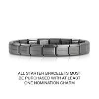 Nomination - Coloured Base Bracelet \'Branded-Gun Barrel Zrn\' 030001/SI/002