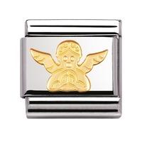 Nomination - 18ct Gold \'Angel\' Charm 030105/04