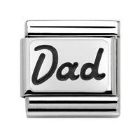 Nomination - Sterling Silver \'Dad\' Charm 332111/11