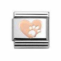 Nomination Composable Classic Paw Heart Charm