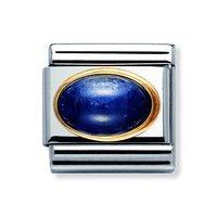 nomination composable classic oval sapphire charm