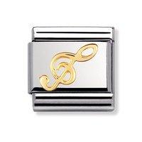 nomination composable classic treble clef charm