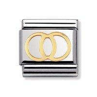Nomination Composable Classic Wedding Rings Charm