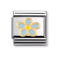 Nomination Composable Classic Forget Me Not Flower Charm